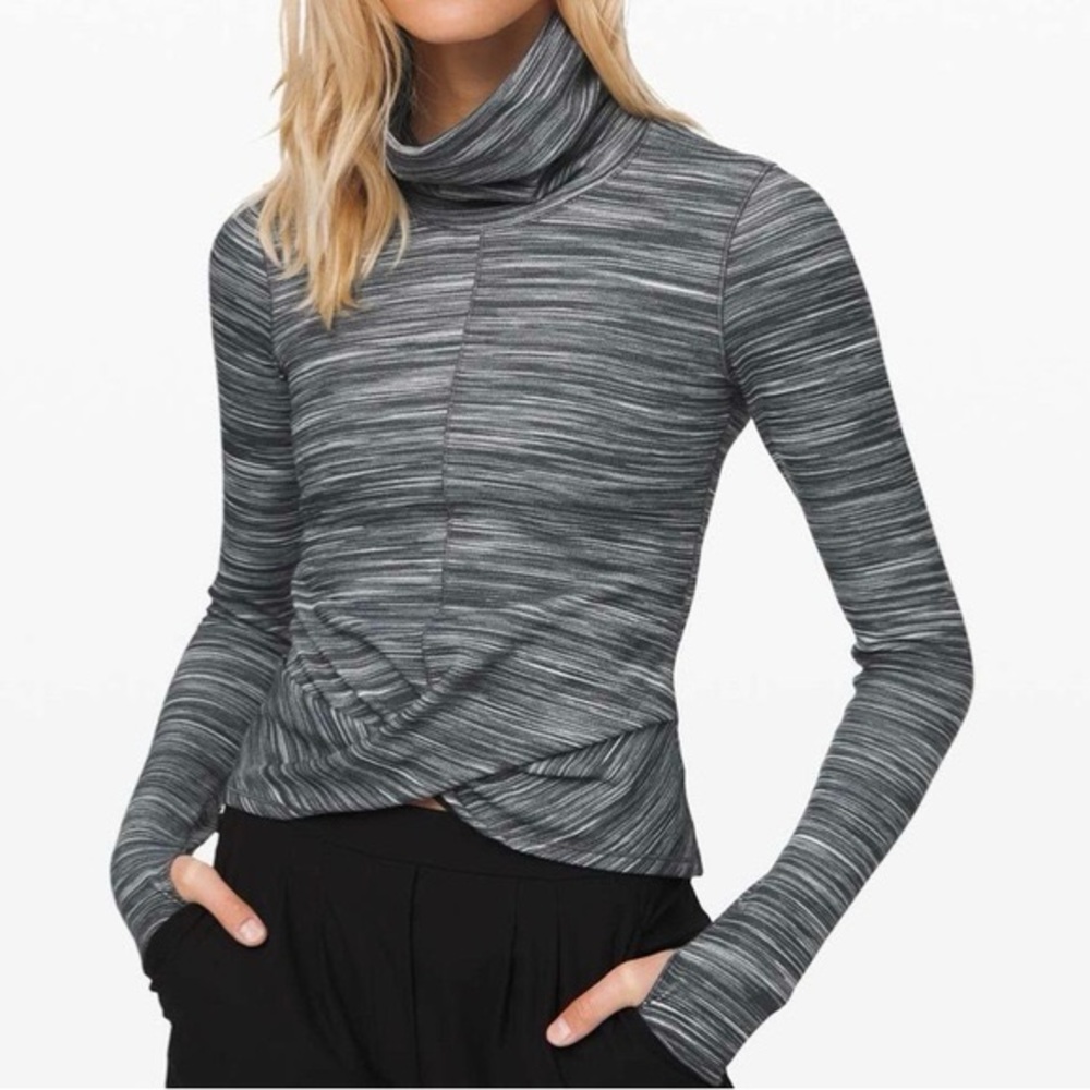 Lululemon Melodic Movement Long Sleeve
Mini Space Dye Herringbone Heathered sz 8